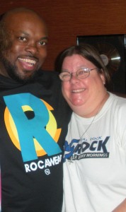 Me and Dee of Lex and Terry, 01/29/2009 Posing with Dee at Hard Rock Cafe in Tampa.