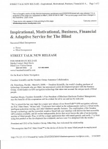 20090306-st-google-cache-p1 Screen Shot of pag 1 of Google cache of Street Talk Press Release